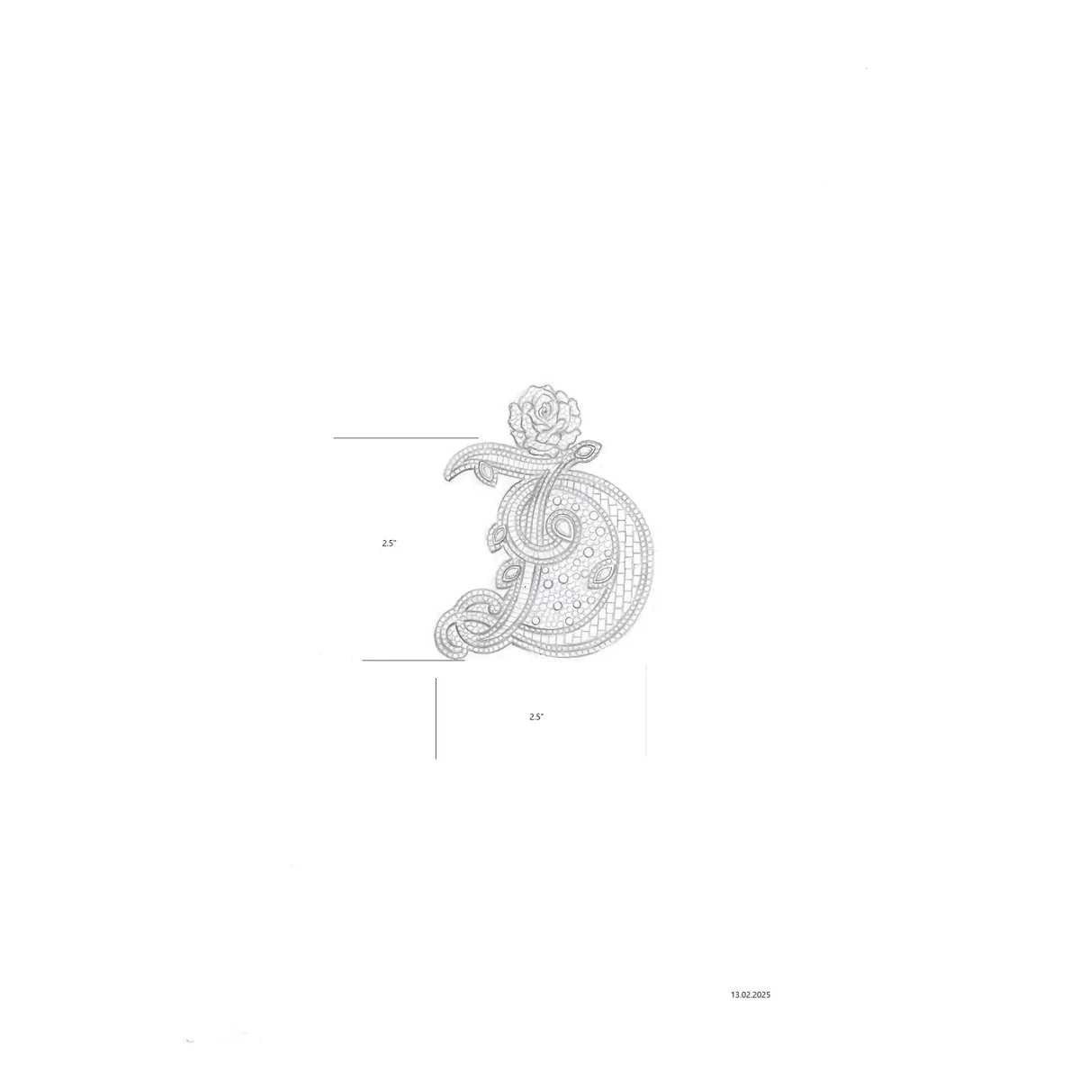 Commission drawing — pendant
