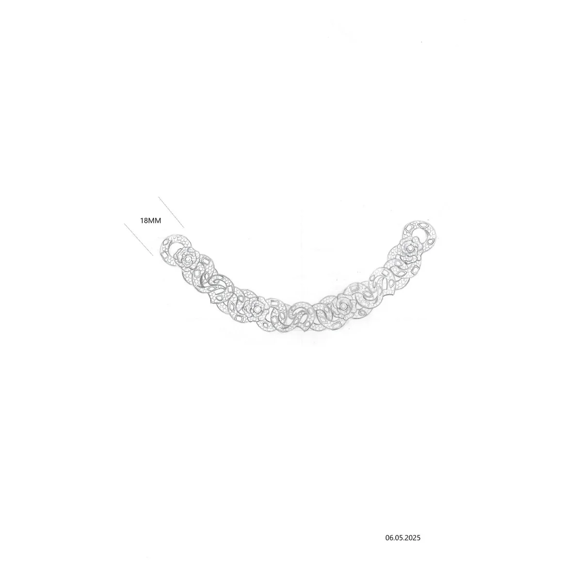 Commission drawing — diamond chain