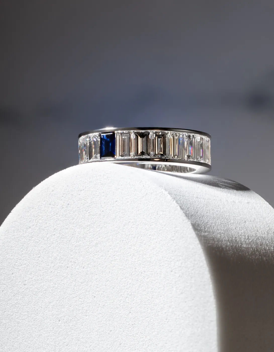 Diamond infinity band set